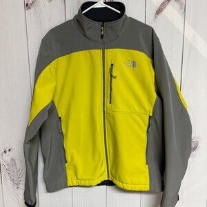 The North Face Men’s L Apex Bionic Soft-Shell Jacket – Yellow/Light Gray